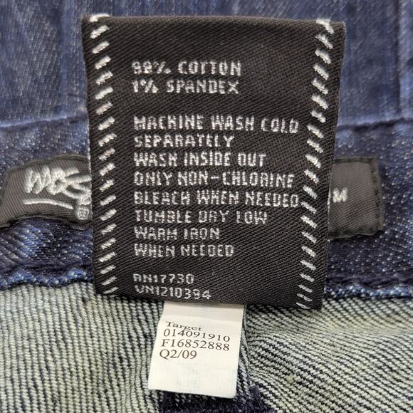 Mossimo Premium Denim Jeans Women's Size 4 Bootcut Low Rise Dark Wash Y2K 2009 - Picture 8 of 8